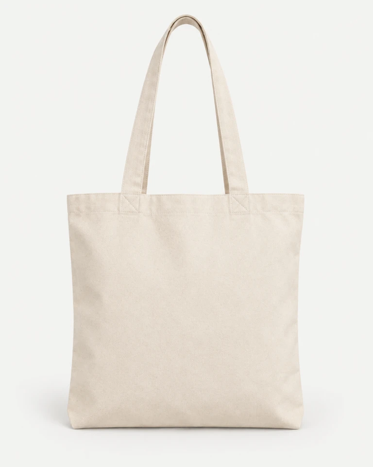 TOTE BAGS sem personalização em fundo claro, imagem ilustrativa